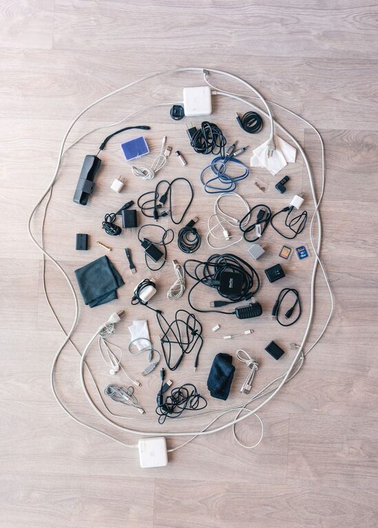 How to Organize Cables and Chargers Neatly